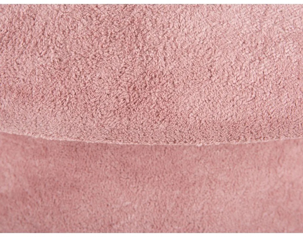 Sgabello in velluto rosa chiaro Mushroom - Leitmotiv