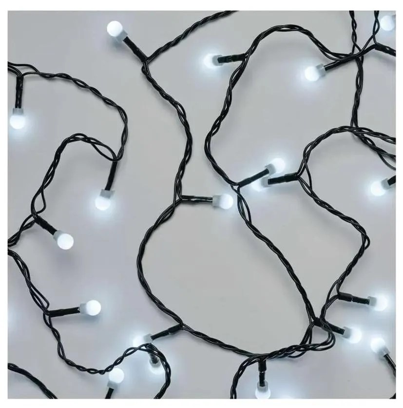 Catena luminosa LED per Natale 200 LED/8 funzioni, 20 m, IP44, bianco freddo