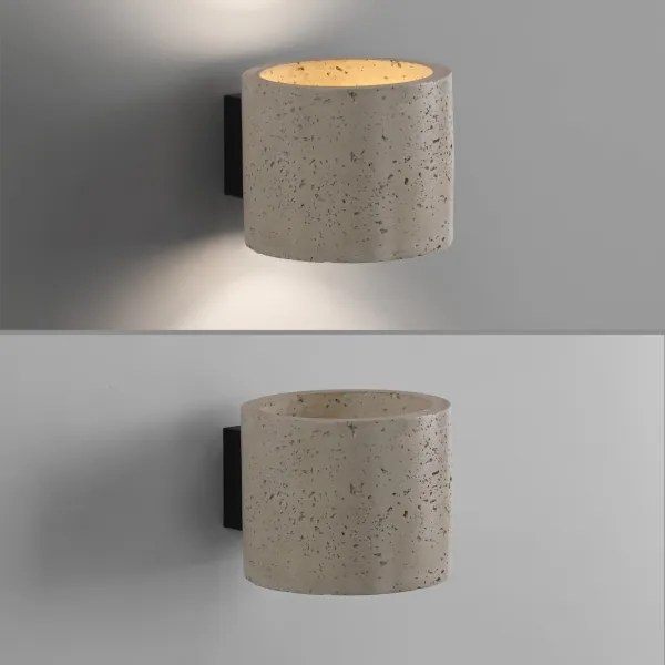 Schöner Wohnen 12542-42 - Lampada da parete TRAVENTA 1xG9/10W/230V in cemento