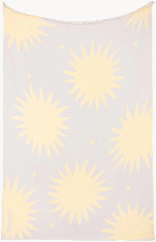 Plaid in cotone con frange Klekks No. 28