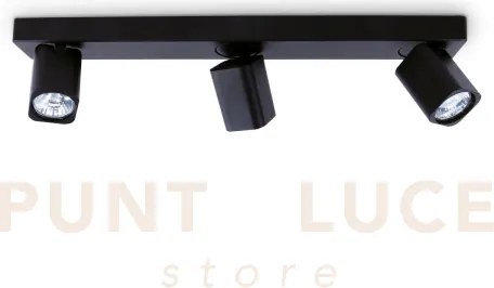 Rudy square applique a parete orientabile 3 luci attacco gu10 lampa...