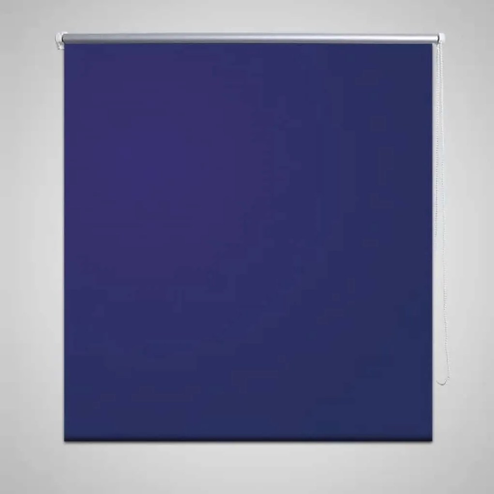 Tenda A Rullo Oscurante 120 X 175 Cm Blu Marino /