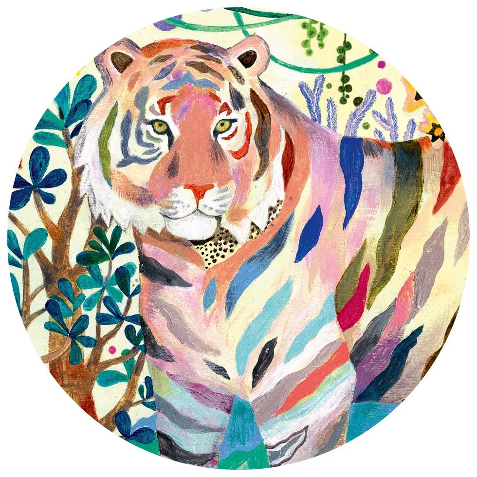 Puzzle - Tigre arcobaleno - 1000 pz