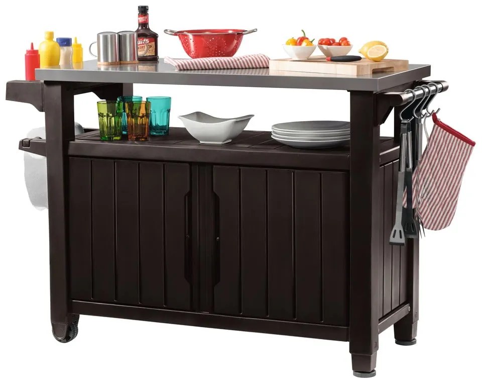 Tavolo pieghevole per grigliate 134x52 cm Unity - Keter