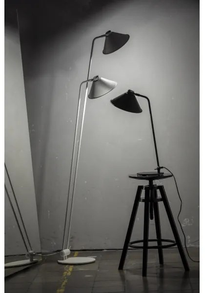 Argon 4998 - Lampada da tavolo GABIAN 1xE27/15W/230V nero