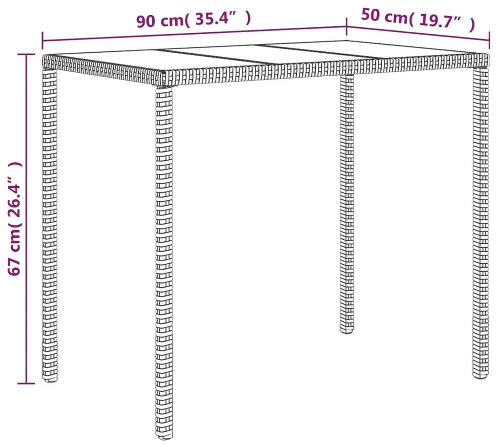 Set Divani da Giardino 4 pz con Cuscini Nero in Polyrattan