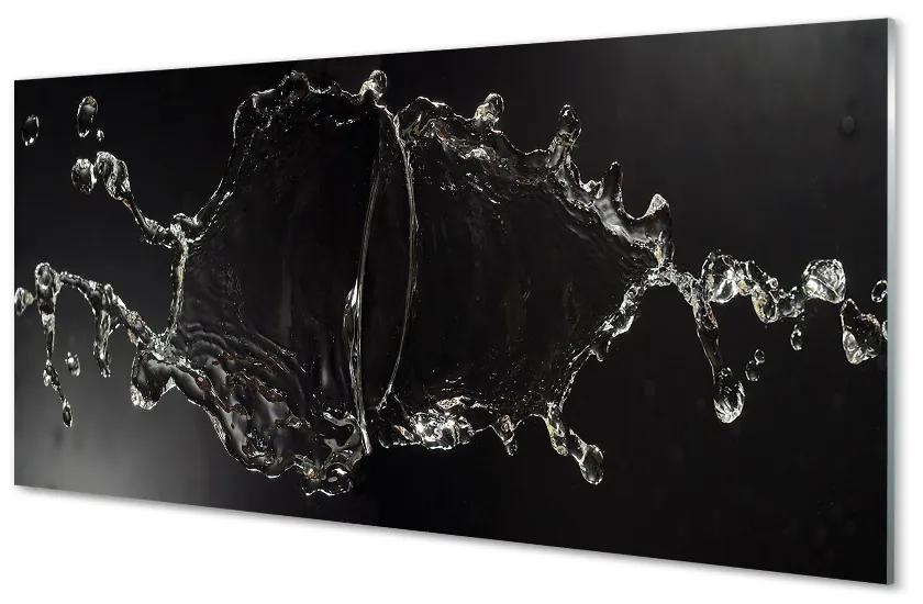 Quadro su vetro Gocce d'acqua 100x50 cm
