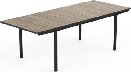 Tavolo Da Giardino Allungabile 90x153-229 Cm Struttura In Metallo Porto Nova Keter