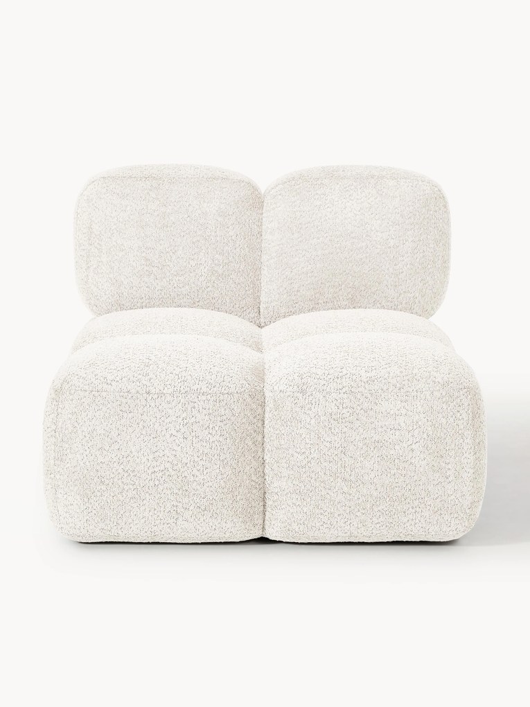 Modulo centrale in teddy-bouclé Tayla