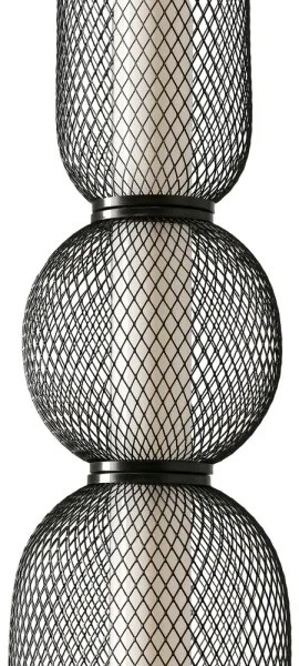 Lampadario LED sospeso con cavo PUMA LED/15W/230V Ø 14 cm nero