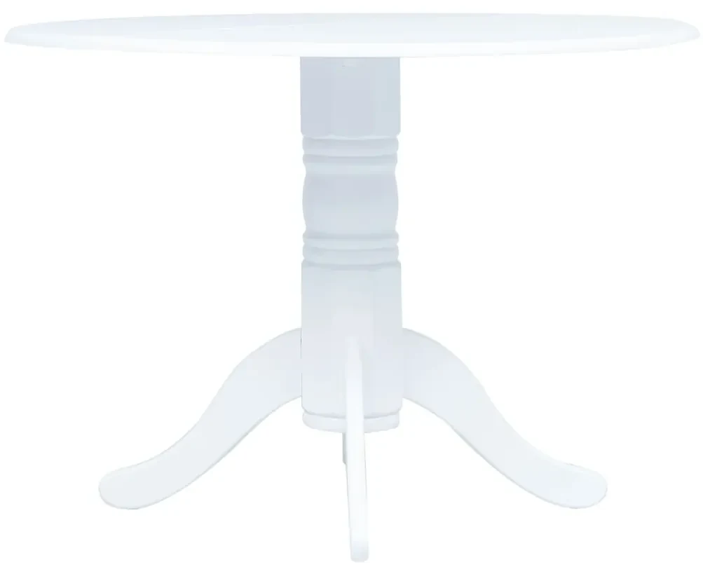Tavolo da pranzo 106 cm in legno massello di hevea