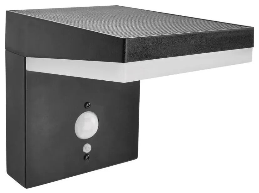 Lampada solare da parete LED con sensore LED/4,4W/3,7V 2200 mAh IP44