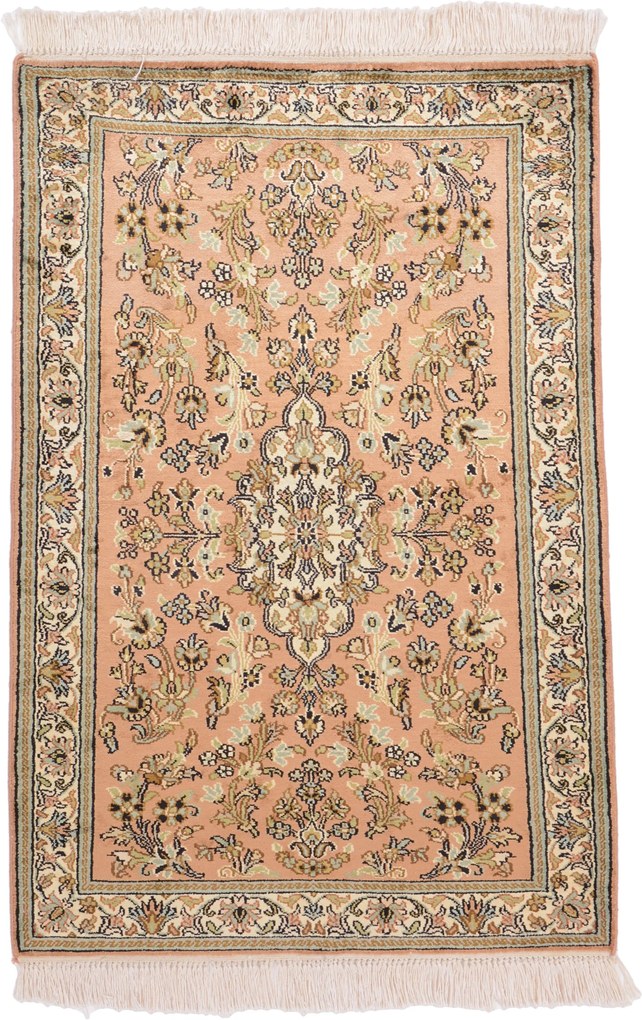 Cashmere Silk Tappeto orientale 60 x 90 (Indian) Annodato A Mano