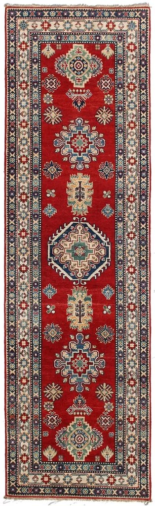Kazak Tappeto 90 x 240 (Pakistan) Annodato A Mano
