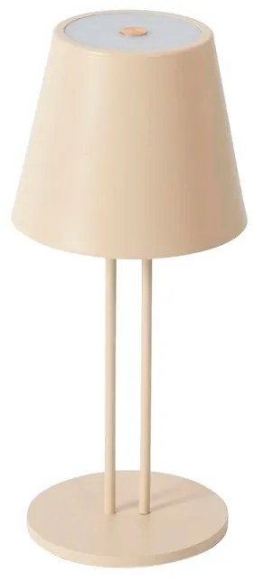 Janea Twin Portable Lampada da Tavolo Dim. IP54 Beige - Lindby