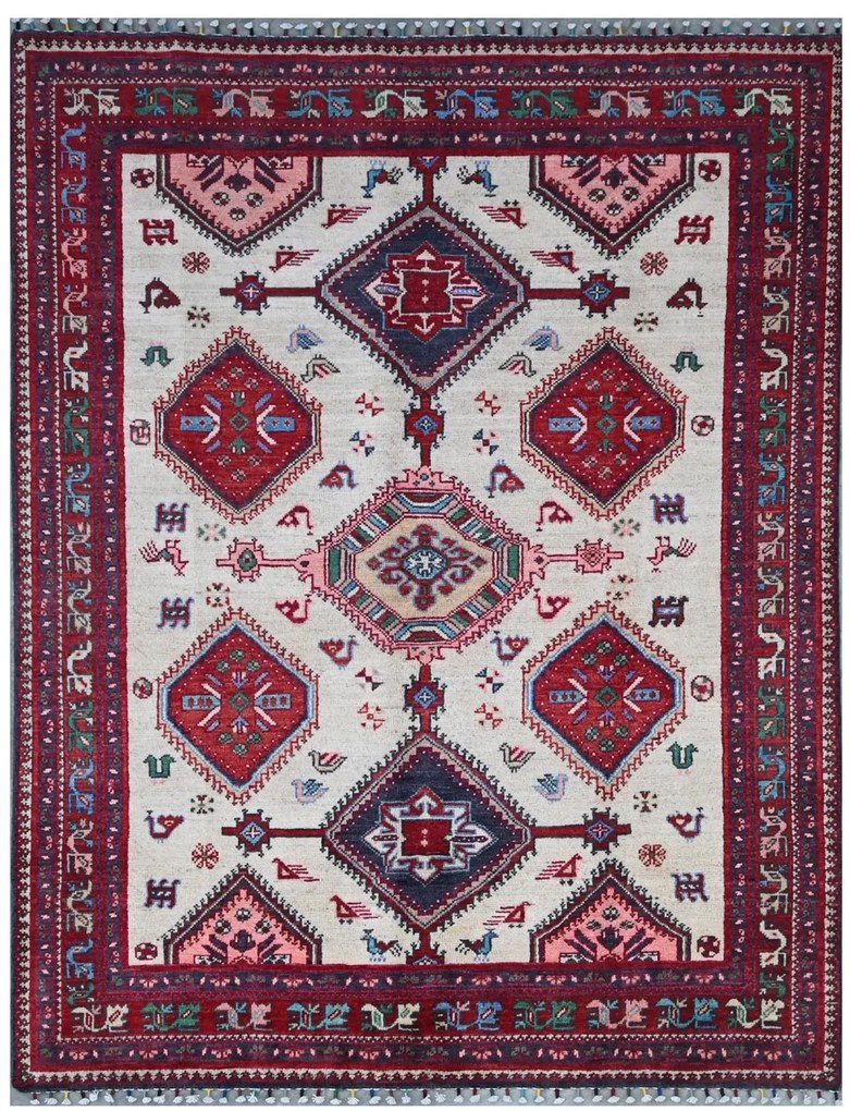 Kazak Tappeto orientale 150 x 200 (Pakistan) Annodato A Mano