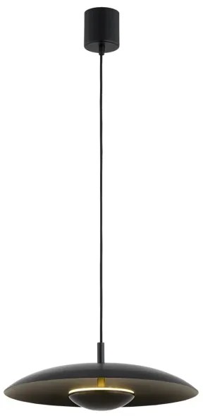 Argon 8868 - Lampada a sospensione su cavo BOLTON LED/12,5W/230V 3000K nera