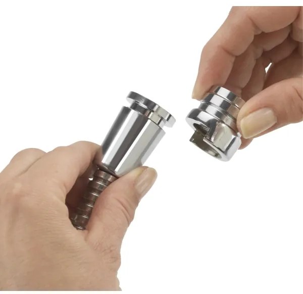 WENKO 22866100 - Doccia UNIVERSAL 170x6,5 cm finitura lucida cromo/argento/grigio