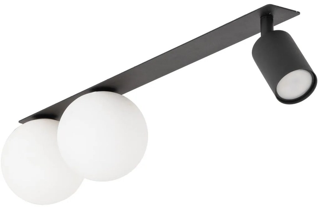 Faretto da incasso VOX 2xG9/8W/230V + 1xGU10/10W nero