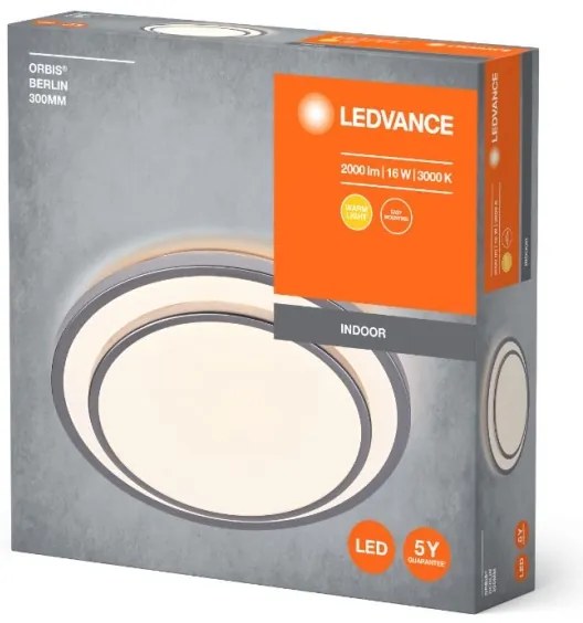 Ledvance - Plafoniera LED ORBIS BERLIN LED/16W/230V argento