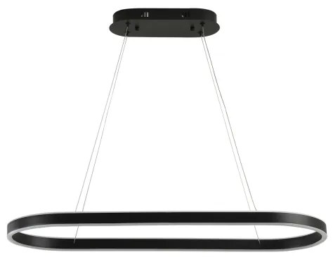 Brilagi - Lampada a sospensione LED su cavo PONDIE LED/43W/230V 80x30 cm nero