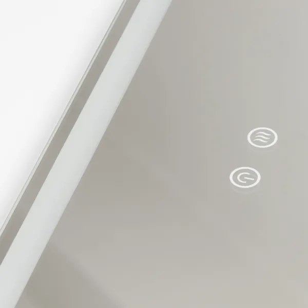 Brilagi - Specchio da bagno riscaldato con illuminazione LED dimmerabile BELLA LED/19W/230V 60x90 cm IP44