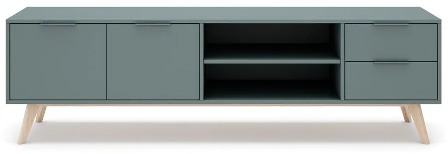 Mobile TV verde polveroso 180x53x40 cm Pisco – Marckeric