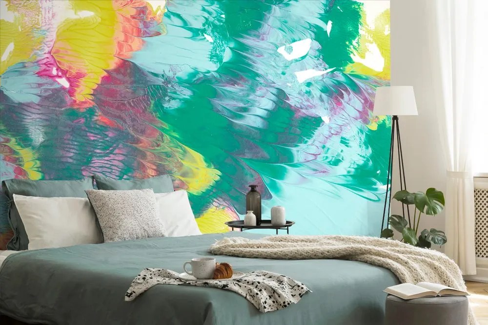 Carta da parati – Astrazione in colori pastello