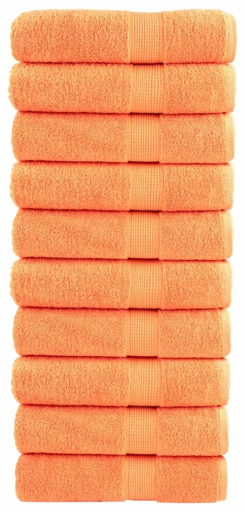 Asciugamani Da Bagno Solund 10 Pz Verdi 100x150cm 600 G/m² /