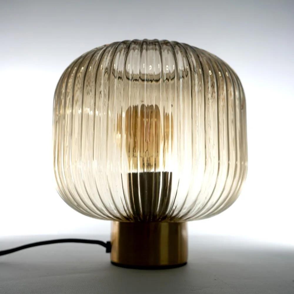 Lampada da tavolo marrone, altezza 23,5 cm Garbo - SULION