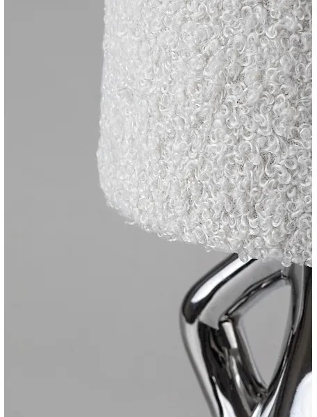 Rabalux 74216 - Lampada da tavolo SMURFY 1xE14/40W/230V cromo lucido