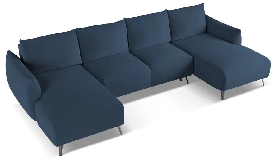 Divano angolare blu Malie – Makamii