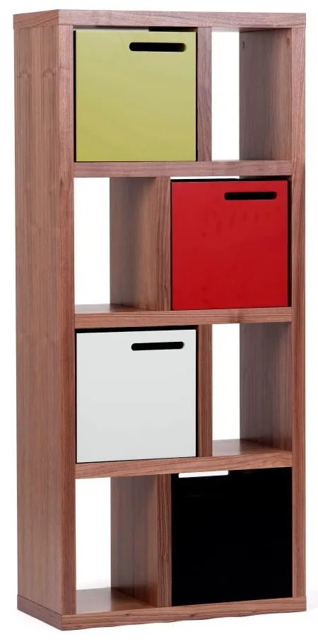 Libreria effetto noce 70x159 cm Berlin - TemaHome