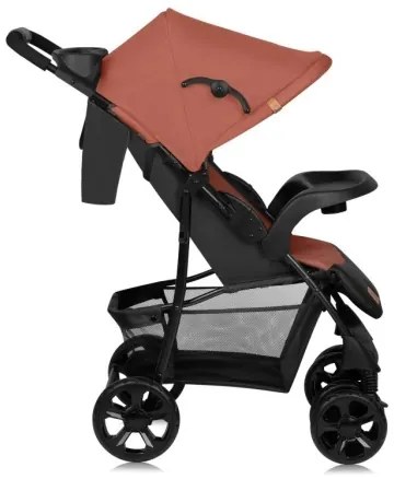 Lionelo - Passeggino EMMA PLUS color mattone/nero