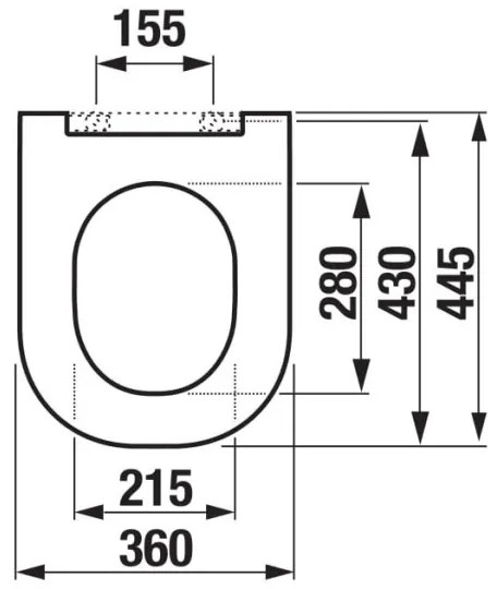 JIKA H8917150000631 - Sedile WC MIO duroplast bianco