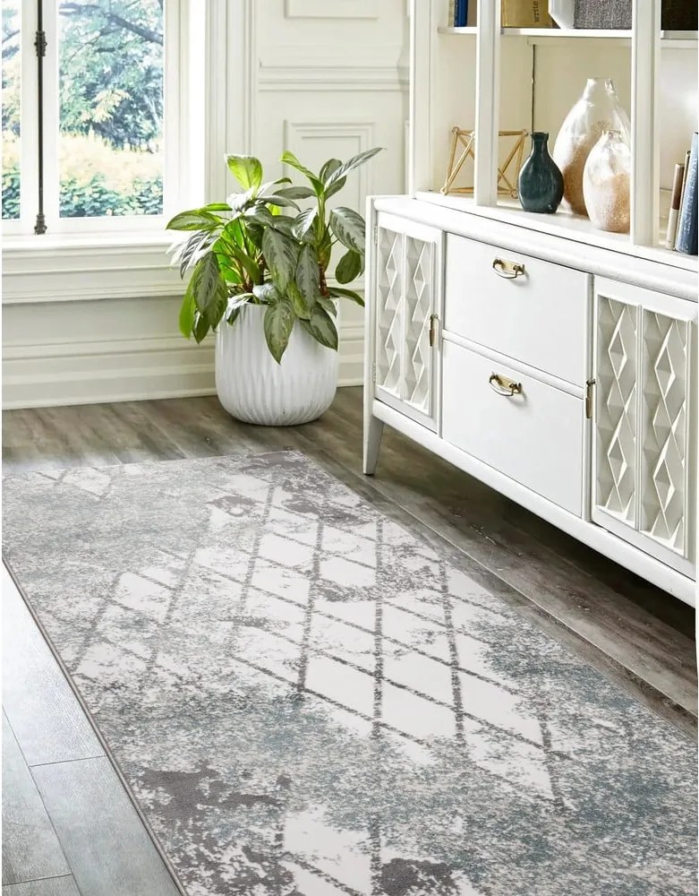 Passatoia blu polveroso 80x250 cm Sensi Gepi – FD