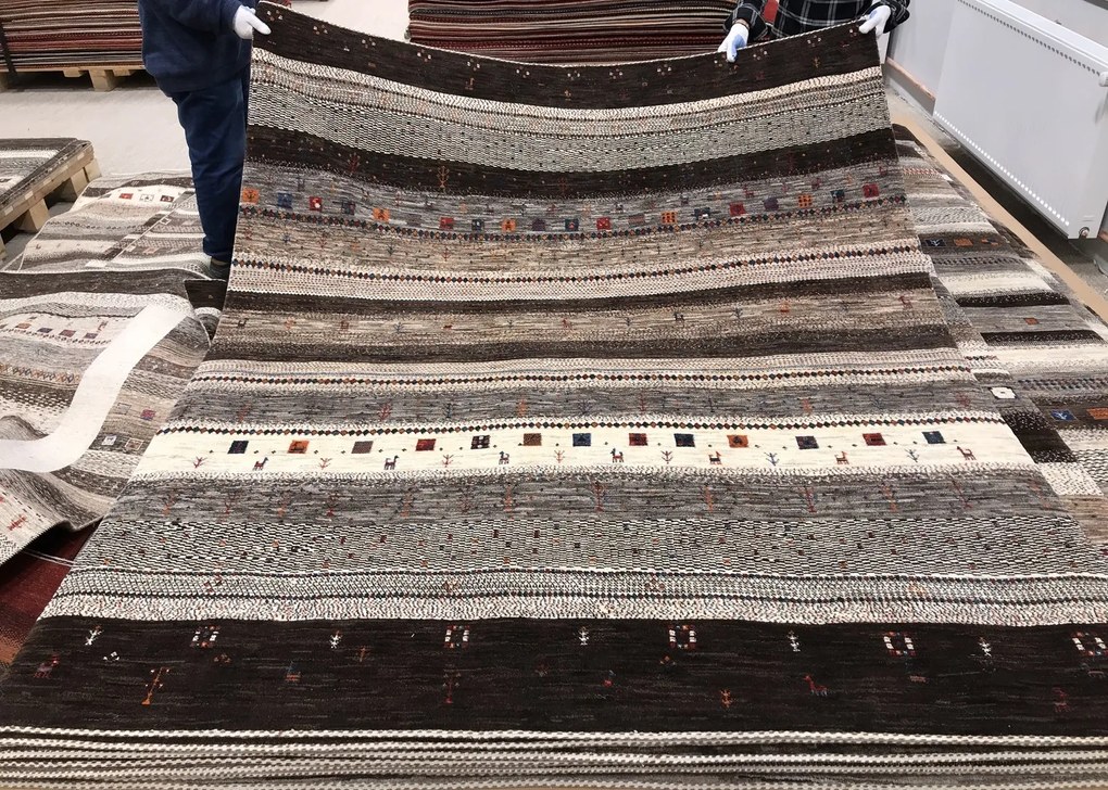 Gashguli Tappeto 200 x 230 Beige (Iran) Annodato A Mano