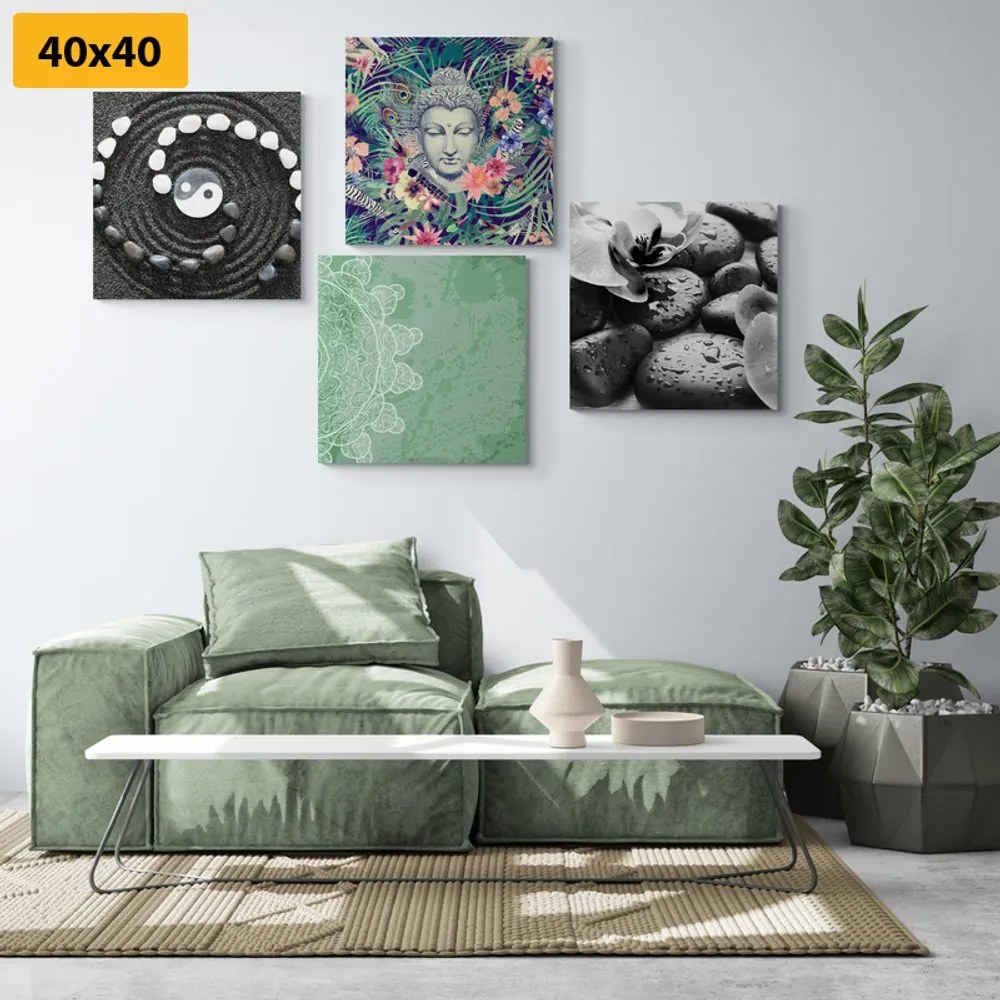 Set di quadri – Feng Shui in combinazione insolita