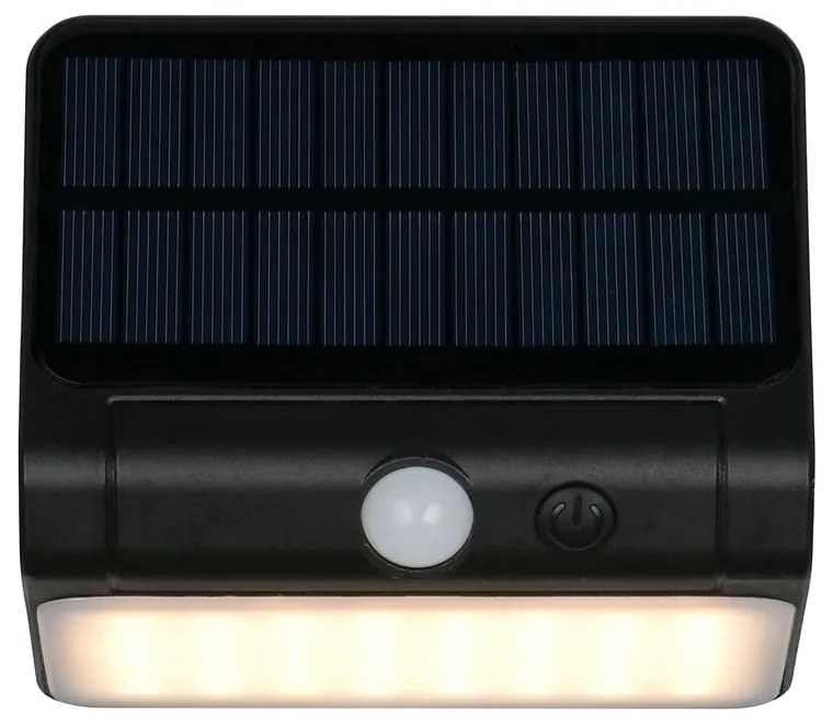 Illuminazione esterna LED con alimentazione a pannelli solari da parete (altezza totale 12 cm) Olinda – Reality