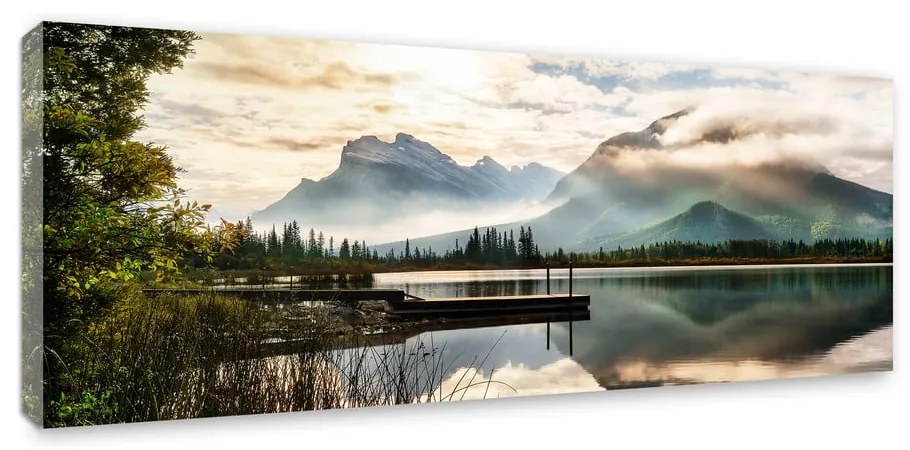 Immagine su tela, 150 x 60 cm Lake - Styler