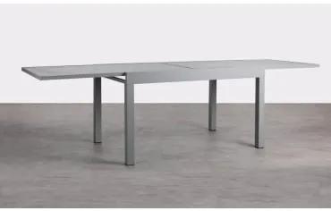 Tavolo da Pranzo Allungabile in Alluminio (135-270x90 cm) Paradise - The Masie