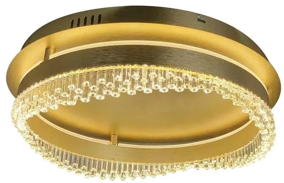 Plafoniera LED 36W/230V Ø 43 cm, dorata