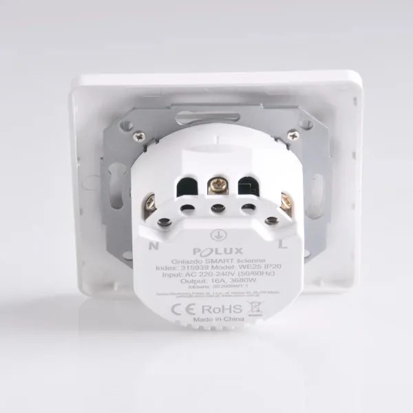 Presa intelligente SMART 3680W/230V/16A Wi-Fi Tuya SCHUKO