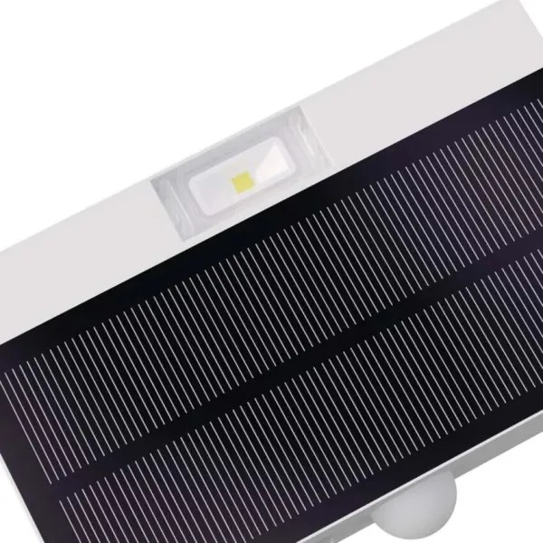 LED Proiettore solare con sensore di movimento LED/3,7V 1200mAh 4000K IP65 bianco