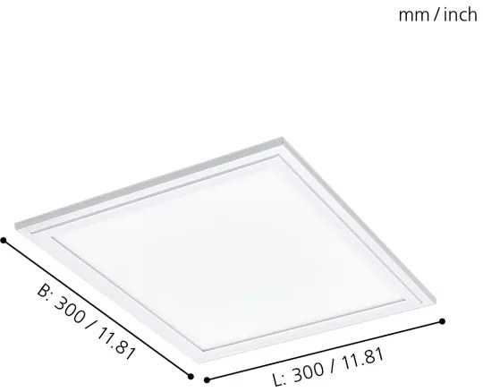 Eglo 96152 - Pannello LED da soffitto SALOBRENA LED/16W/230V