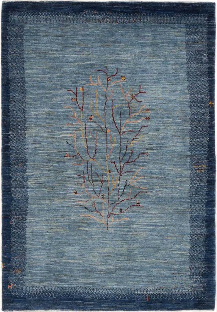 Loribaft Tappeto persiano 150x100 Blu (Iran) Annodato A Mano