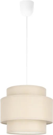 Brilagi - Lampadario sospeso RESNA con cavo 1xE27/60W/230V Ø 20 cm beige