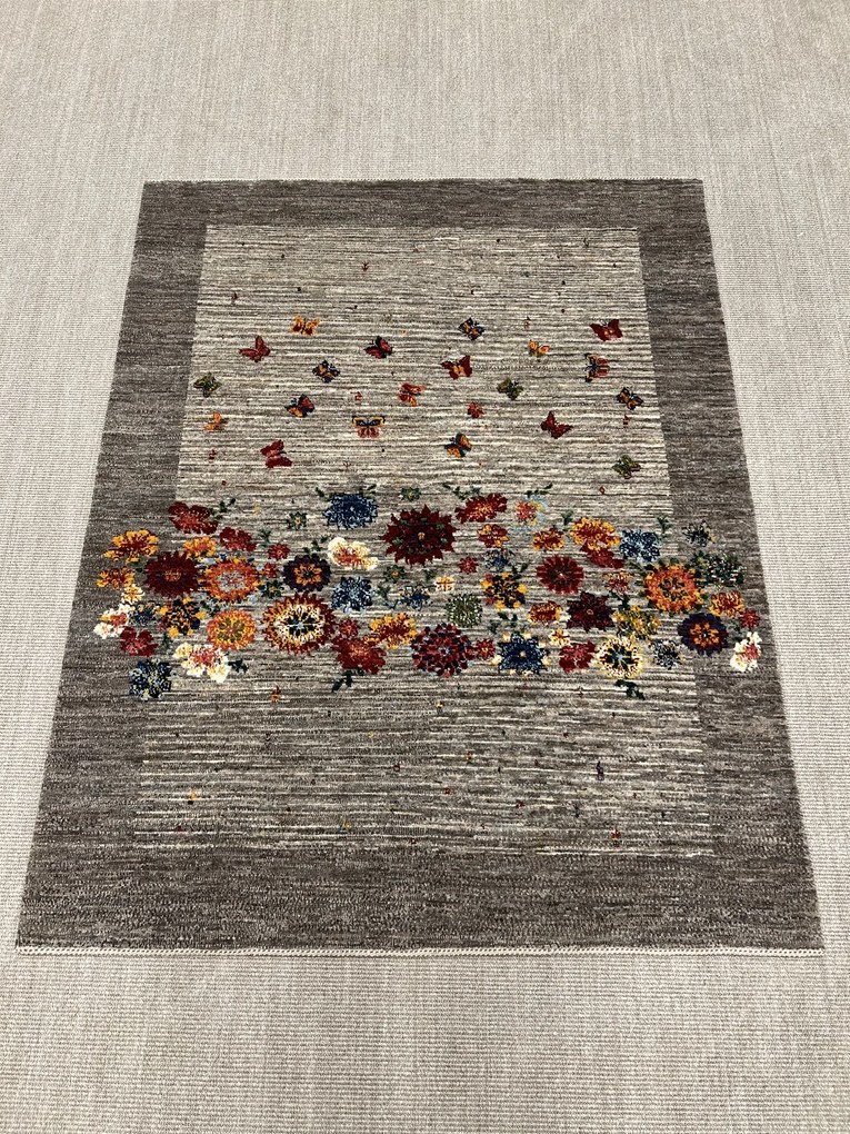 Loribaft Tappeto persiano 190x150 Marrone (Iran) Annodato A Mano