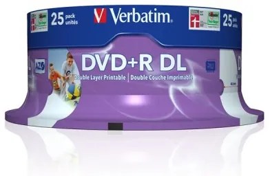 SPINDLE 25 DVD+R D.LAYER 8.5GB 8X