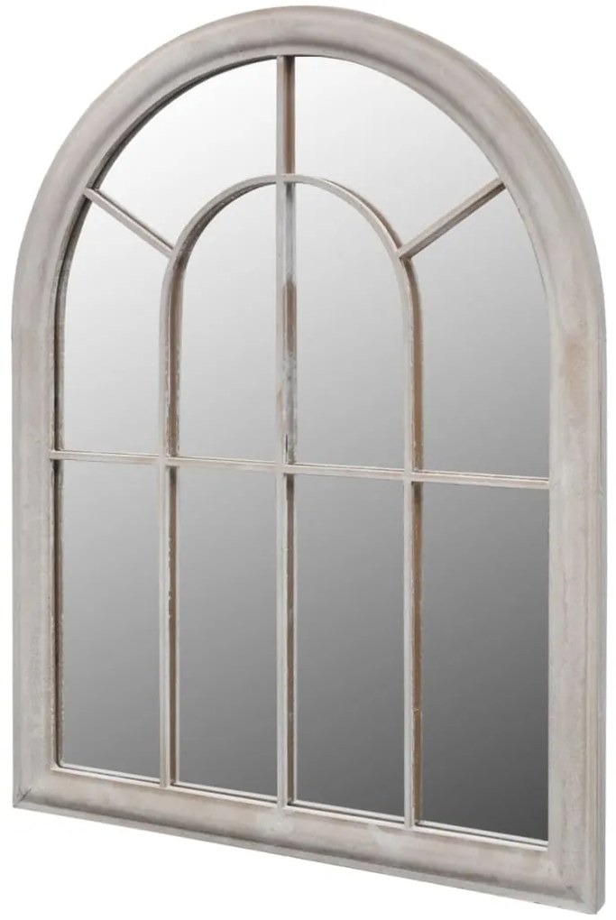 Specchio Da Giardino Rustico Con Arcata 69x89cm Interni Esterni /